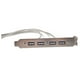 thumbnail image 4 of 2X Cable de Extension Placa Base 4 Puerto USB 2.0 A 9 Pin Cabeza, 4 of 5