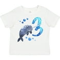 thumbnail image 3 of Inktastic Cute Narwhal 3rd Birthday Boys or Girls Toddler T-Shirt, 3 of 5