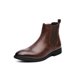 thumbnail image 1 of Men's Chelsea Boots Casual Boots, Comfortable British Style Winter Leather Boots, 1 of 3