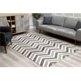 thumbnail image 2 of 3â€™ x 10â€™ Gray Distressed Chevron Runner Rug, 2 of 5