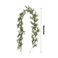 thumbnail image 3 of C Simulation Rattan Christmas Tree Pendant With Realistic Green Leaves, Flexible Pvc, Easy Installation And Plastic Material For Home Decoration, Holiday Festivities And Wall Hanging, 3 of 6