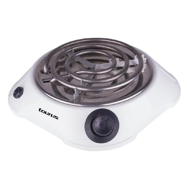 Parrilla Eléctrica Taurus Alpha 1 Quemador Blanca