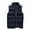 Navy Tops for Men, variant on IYTR Men's Winter Warm Vest Stand Collar Sleeveless Zipper Pockets Lightweight Puffer Waistcoat Outerwear Black M