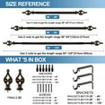 thumbnail image 4 of Urbanest Portia Single Curtain Rod and Hardware Set, 4 of 6