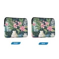 thumbnail image 7 of FORMRS 13"-13.3" Laptop Sleeve Protective Case Soft Carrying Quilted Computer Bag Cover, Green Floral, 7 of 7