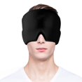 thumbnail image 4 of Gorro para aliviar el dolor de cabeza con terapia de frío y calor, mascarilla con bolsa de hielo para envolver la cabeza con hielo frío, productos para aliviar el dolor de cabeza con compresas frías,, 4 of 5