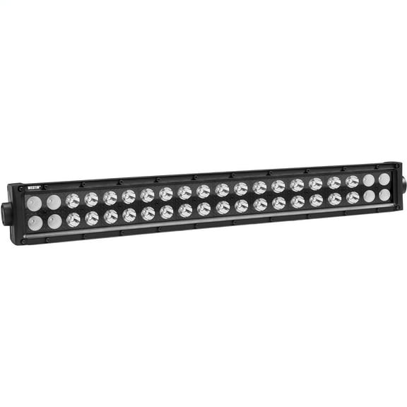 Westin 09-12212-40C B-Force Black Face 20 inch Double Row LED Light Bar with Combo Beam