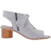 Bernardo Luna Bootie Blue/White Stripe