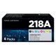 thumbnail image 1 of Cartuchos de tóner MEGAIN 218A, 4 paquetes con chip para impresora HP 218A, 1 of 7