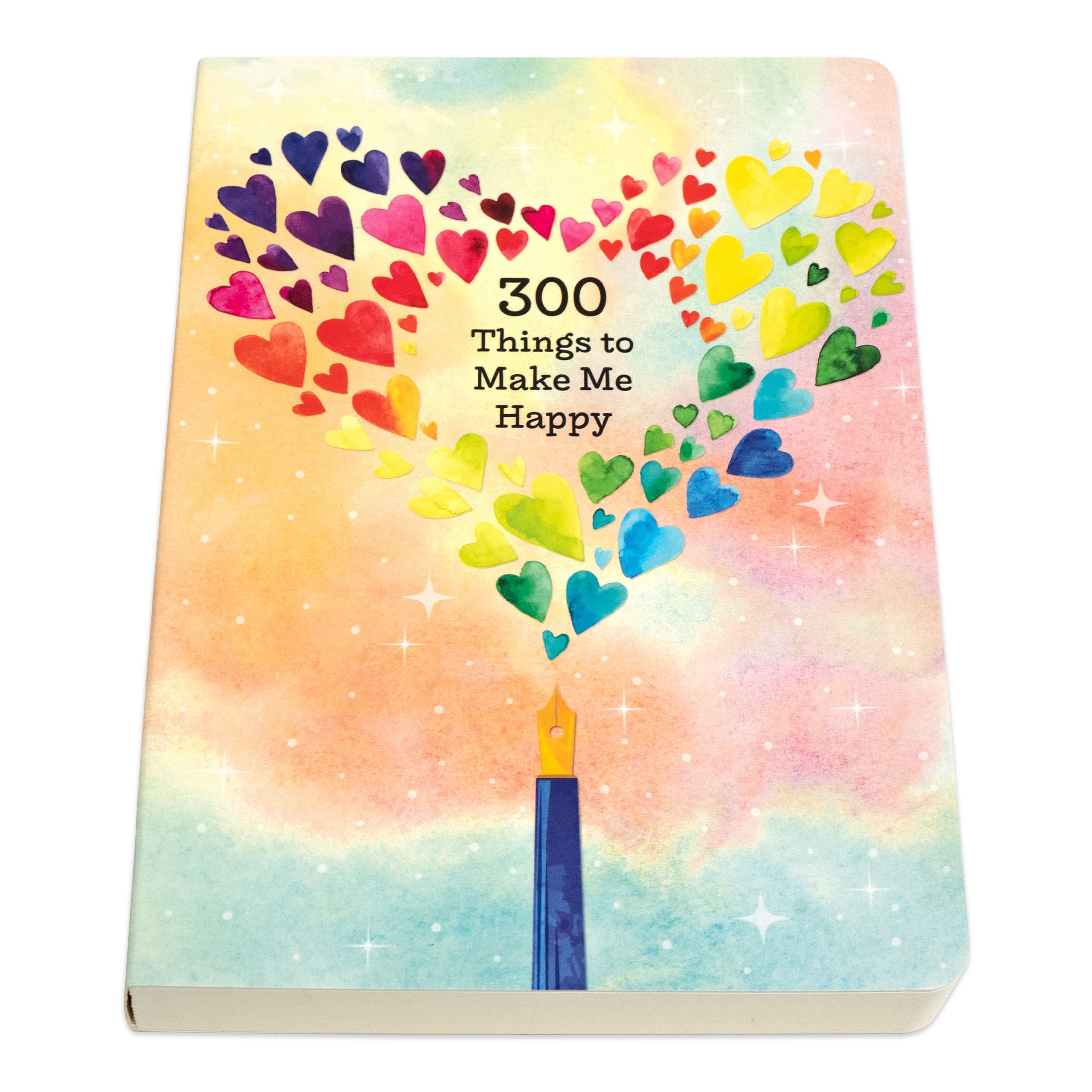 Piccadilly Guided Happiness Journal for Adults, 6 x 8.5", 200 Pages, Flexi Cardstock Cover