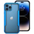 thumbnail image 2 of Case for iPhone 16 Pro Max, [Military Grade Drop Protection] [Wireless Charging] Soft TPU Frame + Clear Hard PC Back Case, Shockproof Non-Slip Stylish Cover for iPhone 16 Pro Max - Blue, 2 of 10