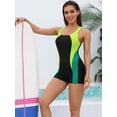 thumbnail image 6 of Charmo Womens Boyleg One Piece Swimsuit Athletic Swimwear Lap Bathing Suit, 6 of 6