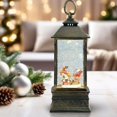 thumbnail image 1 of Accent Collection Enchante Globe de Neige de Noël en Verre avec des Lumières LED & Musique, 1 of 5