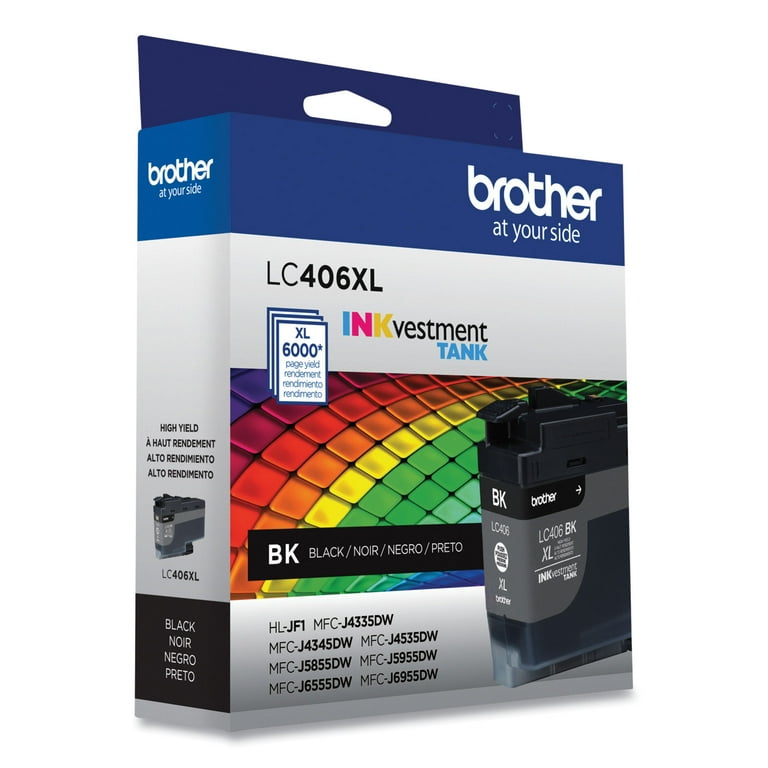 LC406XLBKS INKvestment High-Yield Ink, 6.000 Page-Yield, Black LC406XLBKS INKvestment High-Yield Ink, 6.000 Page-Yield, Black