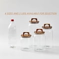 thumbnail image 3 of Sweejar Glass Jars for Laundry Room Organization, Half-Gallon Laundry Pods Container, Glass Food Storage Jars with Airtight Lid, 2 Pack, Hand Lid, 3 of 8
