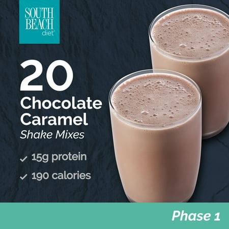 South Beach Diet Chocolate Caramel Shake, 1.4 Oz, 20 Ct