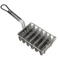 thumbnail image 1 of Taco Fry Basket, Taco Shell Fryer, Holds 6 Shells Fryer Taco Holder Basket with Grip Handle silver, 1 of 5