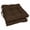 Chocolate, variant on Blazing Needles 916X16SQ-T-6CH-TW-RR 16 in. Solid Twill Square Tufted Chair Cushions, Ruby Red - Set of 6