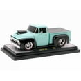 thumbnail image 2 of 1956 Ford F-100 Pickup Truck Light Blue and Black Limited Edition to 6250 pieces Worldwide 1/24 Diecast Model Car by M2 Machines, 2 of 3