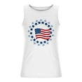 thumbnail image 3 of GaThRRgYP Spring Tops for Men 2025,Men's Sleeveless Round Neck Elastic Waist Top,Men's Print Sports Sleeveless Round Neck T-shirt Tank Top White XXXL, 3 of 3