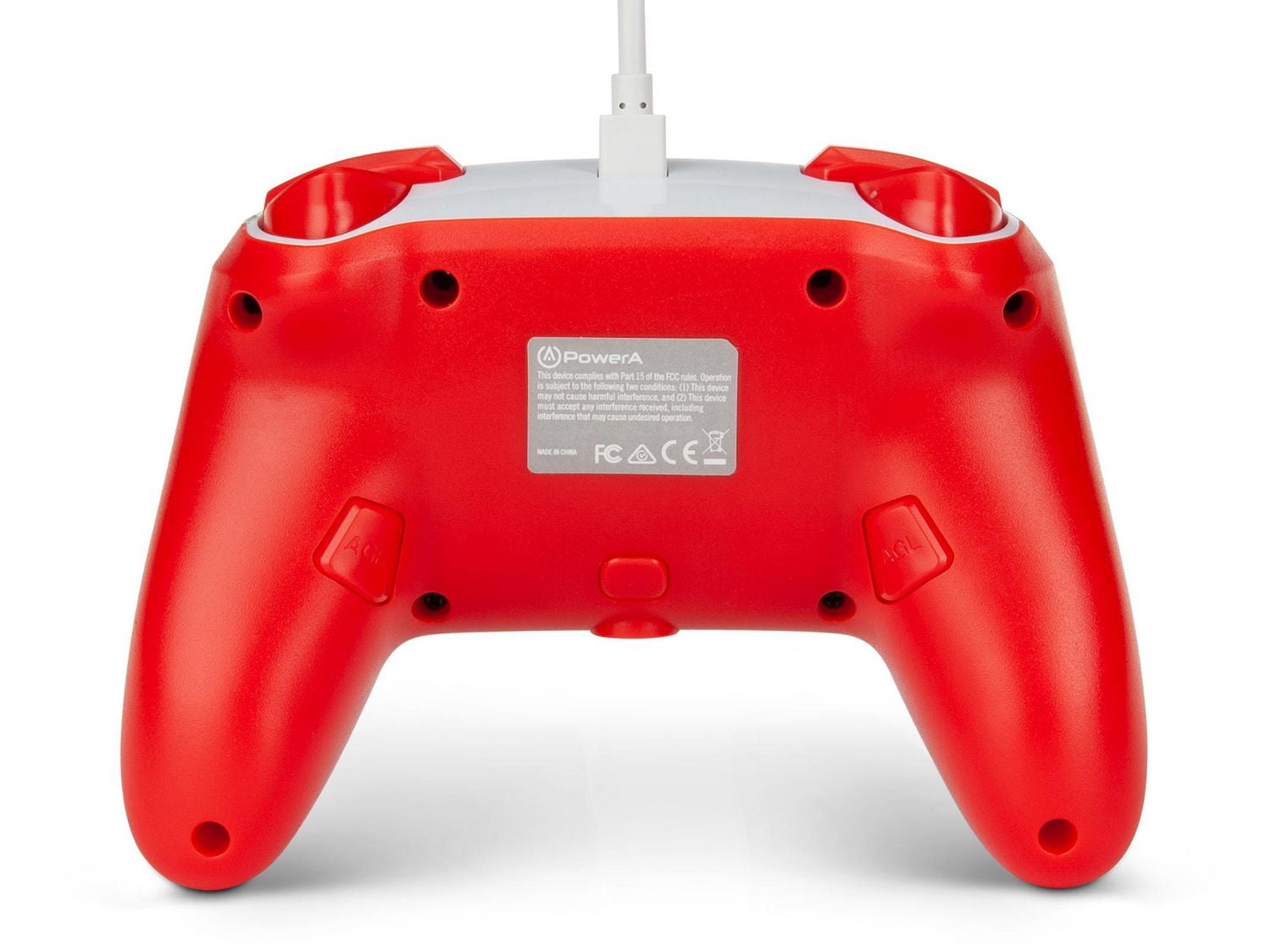 PowerA  Enhanced Wired Controller for Nintendo Switch - Mario White