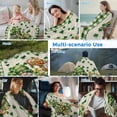 thumbnail image 5 of St. Patrick's Day Cooling Blanket,Lightweight Breathable Summer Throw Blanket with Double Sided Cold Effect,Gnomes Shamrock Farmhouse Plaid Beige Picnic Blankets Bed Sheet for Hot Sleepers 50"x60", 5 of 8