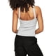 thumbnail image 4 of Lucakuins Mujeres Tank Tops, Color Sólido Básico Sin Mangas Escote Redondo Slim Fit Camisas Camisola Acanalada Tops Lucakuins moda, 4 of 5