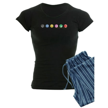 

CafePress - Power Rangers Dino Zord Emblem - Women s Dark Pajamas