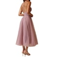 thumbnail image 3 of SUNSIOM Robe de Soirée Formelle en Tulle pour Femmes Couleur Unie Dos Nu Corset Robe de Soirée pour Cocktail Mariage, 3 of 5