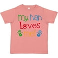 thumbnail image 3 of Inktastic My Nan Loves Me Boys or Girls Toddler T-Shirt, 3 of 5