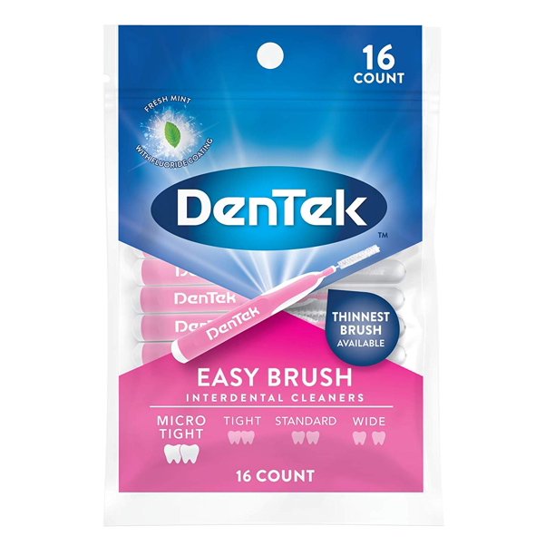 DenTek Easy Brush Micro Tight Interdental Cleaners, 16 count Walmart
