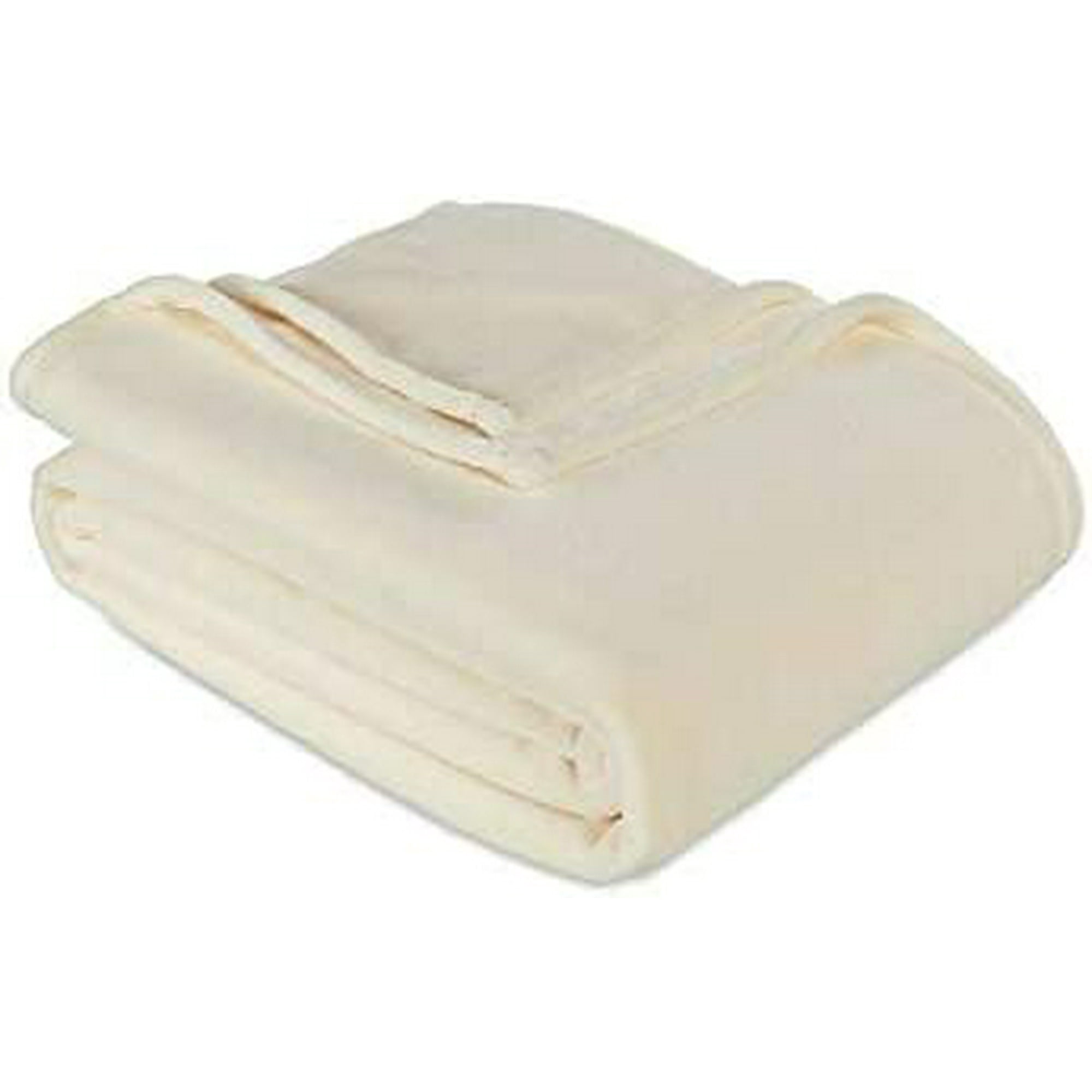 Berkshire Blanket Serasoft Full queen Plush Blanket In Cream