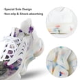 thumbnail image 7 of Purple Flowers Walking Shoes for Men Woman Lightweight Tennis Fashion Elastic Sports Shoes Cushion Basketball Shoes, 7 of 7