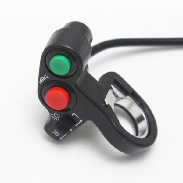 Moto Interruptor de Arranque Universal Señal de de La Bocina Encendido Apagado, Plástico shamjiam Interruptor de manillar de motocicleta