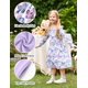thumbnail image 5 of Vestido PATPAT para Niña Pequeña Floral 2 Paquetes de Manga Larga, 5 of 9