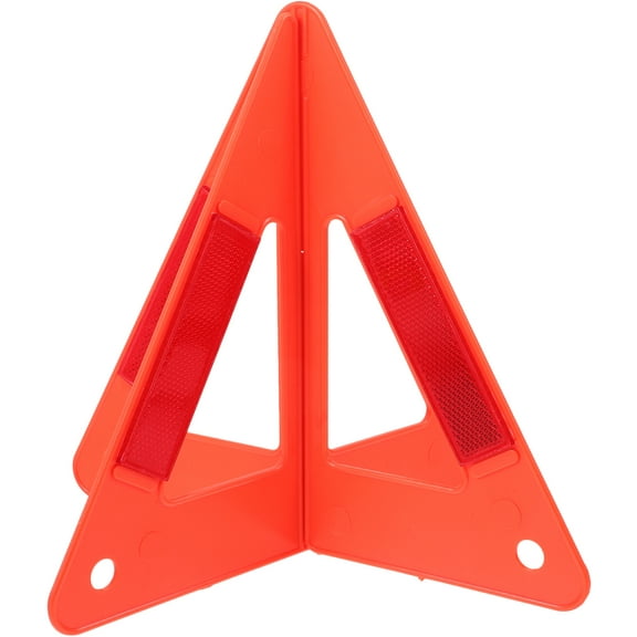 FRCOLOR Durable Red Reflective Triangle for Outdoor Use Lightweight Emergency Warning Triangle Road Safety 3Pack