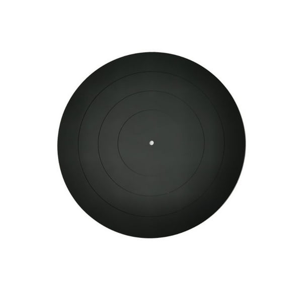 285mm Turntable Platter Mat Black Rubber Silicone Design fit Universal
