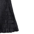 thumbnail image 4 of LYXSSBYX Women Halloween Costume Dress Punk Style Skirt Retro Mermaid Skirt Vintage Long Ruffle Slim Fit Fishtail Skirt, 4 of 5