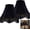 Black, variant on Black Silk Bell Lamp Shades Set of 2 -Petal Edge Braid with Black Fringe Trim, 6"x13"x10.6"(Spider), Classic Scalloped Lamp Shade, Replacement Lampshades for Table, Floor Lamps, Easy Assembly