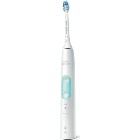 Philips Sonicare ($12 Rebate Available) ProtectiveClean 5100 Plaque Control, Rechargeable electric toothbrush with pressure sensor, White Mint
