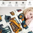 thumbnail image 3 of YANMS Throw Blanket Toddler Excavator Truck Flannel Sherpa Blanket Soft Comfort Plush Blankets for Women Men, 3 of 6