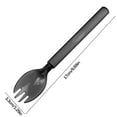 thumbnail image 5 of Xecvkr Disposable Cutlery Set Knife Fork Spoon Individually Wrapped Matte Finish for Parties Restaurants 17-18cm Length, 5 of 8
