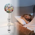 thumbnail image 4 of Round Analog Wall Clocks Non-Ticking Silent Clock Battery Operated Clcoks Decorative for Living Room-Red Poppies Spring Flowers Wildflowers(14inch), 4 of 4