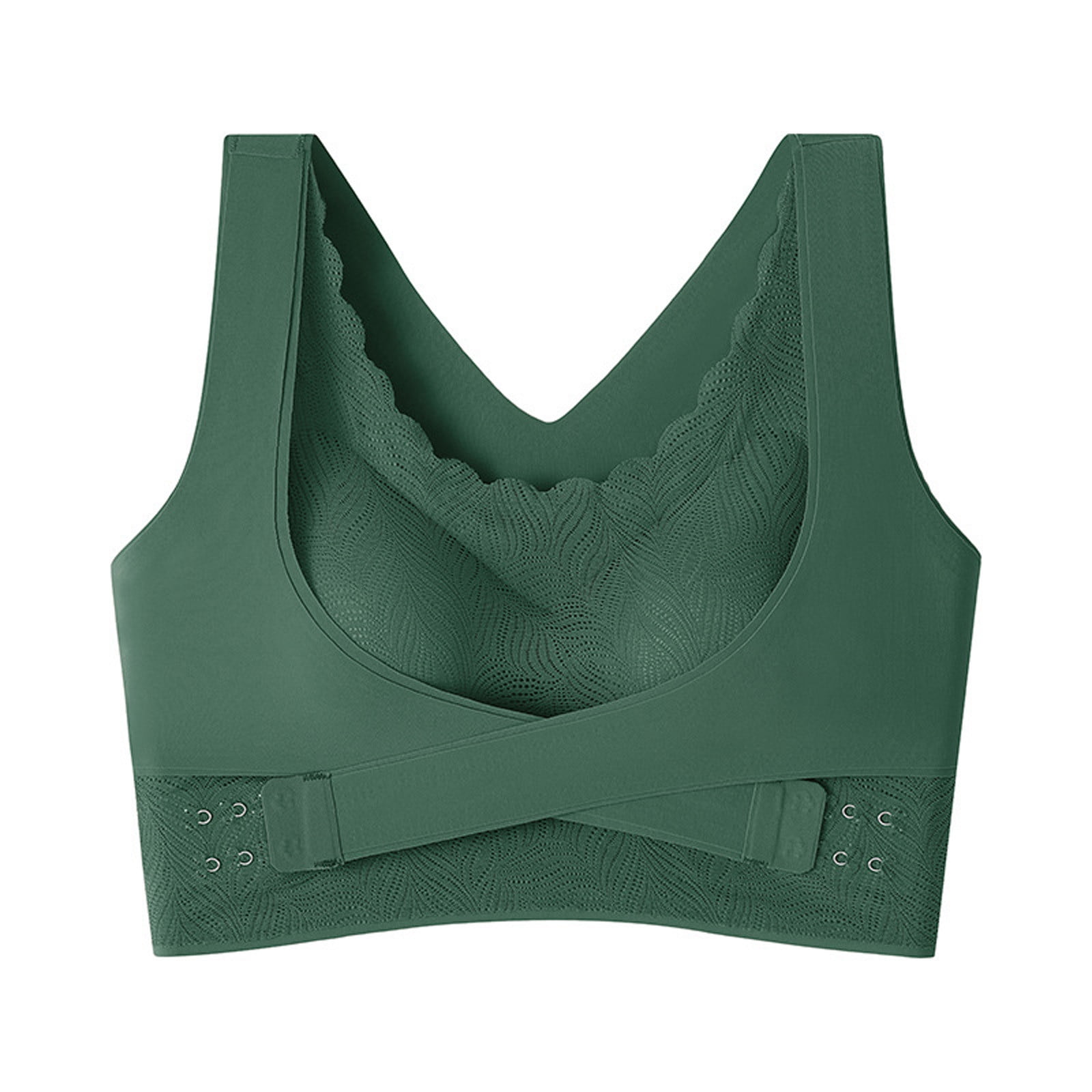 Bigersell Women's+sports+bras Sale Clearance Full Support Bras for Women No  Underwire Bra Style B2198 V-Neck Pullover Bras Pull-On Bra Closure Big &  Tall Size Padded Bras No Underwire Green M 
