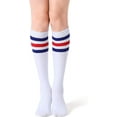 thumbnail image 2 of 4 Pack Women's Knee High Socks Casual Tube Socks, 2 of 4