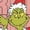 DESERT PINK, variant on The Grinch - Name Repeat - Youth Girls Fitted Short Sleeve T-Shirt