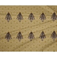 thumbnail image 4 of oneOone Polyester Lycra Dark Mustard Fabric Tree & Geometric Block Fabric For Sewing Printed Craft Fabric By The Yard 56 Inch Wide, 4 of 4