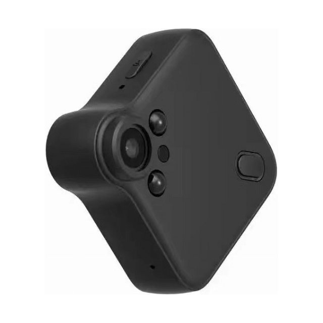 Mini cámara WiFi negra Cámara Full HD 1080P Cámara de seguridad inalámbrica con transmisión en vivo para el hogar con grabación de audio y video, aplicación para teléfono celular, visión nocturna, cámara de detección de movimiento JM