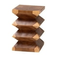 thumbnail image 3 of bali & pari Malati Rustic End Table, Natural Brown, 3 of 7