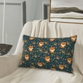 thumbnail image 5 of Daiia Cute plant fox Bedding Waterproof Pillow Protector Zippered Queen – Bed Bug Proof Pillow Encasement-16"x24", 5 of 6